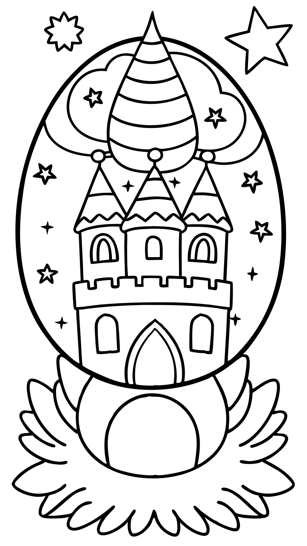 empty coloring pages